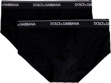 Load image into Gallery viewer, Set of two cotton Brando briefs with elastic band
