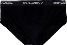 Load image into Gallery viewer, Set of two cotton Brando briefs with elastic band
