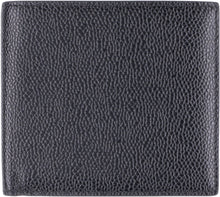 Load image into Gallery viewer, Pebbled leather flap-over wallet

