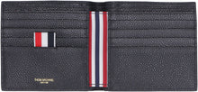 Load image into Gallery viewer, Pebbled leather flap-over wallet
