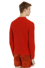 Load image into Gallery viewer, Crew-neck cotton sweater
