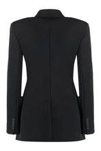 Load image into Gallery viewer, Monique Double-breasted jersey jacket
