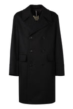 Load image into Gallery viewer, Double-breasted wool coat
