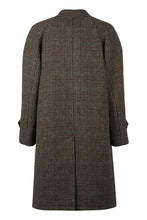 Load image into Gallery viewer, Houndstooth wool peacoat
