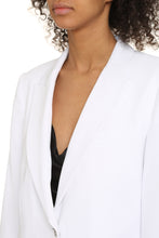 Load image into Gallery viewer, Crepe single-breasted blazer

