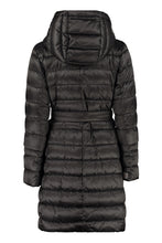 Load image into Gallery viewer, Novef reversible down jacket with double waist belt
