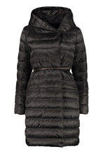 Load image into Gallery viewer, Novef reversible down jacket with double waist belt
