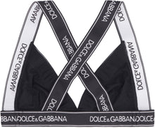 Load image into Gallery viewer, Logoed elastic triangle bra
