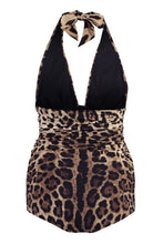 Load image into Gallery viewer, Leopard print one-piece swimsuit
