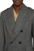 Load image into Gallery viewer, Double-breasted virgin wool coat
