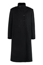 Load image into Gallery viewer, Double-breasted virgin wool  coat
