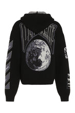 Load image into Gallery viewer, Varsity knitted full zip hoodie
