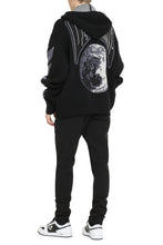 Load image into Gallery viewer, Varsity knitted full zip hoodie
