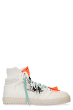 Load image into Gallery viewer, Off Court leather high-top sneakers
