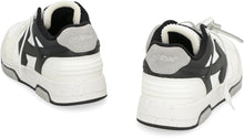 Load image into Gallery viewer, Slim Out Of Office leather and fabric low-top sneakers
