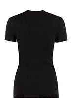 Load image into Gallery viewer, Ribbed cotton T-shirt
