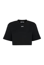 Load image into Gallery viewer, Logo detail cropped t-shirt
