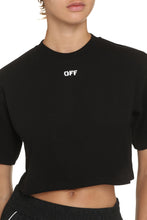 Load image into Gallery viewer, Logo detail cropped t-shirt
