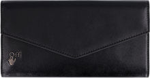Load image into Gallery viewer, Leather flap-over Continental wallet
