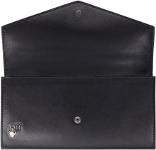 Load image into Gallery viewer, Leather flap-over Continental wallet
