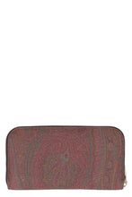 Load image into Gallery viewer, Paisley print zip-around wallet
