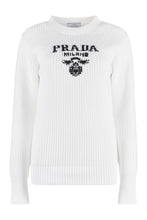 Load image into Gallery viewer, Cotton crew-neck sweater
