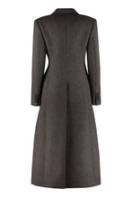 Load image into Gallery viewer, Double-breasted wool coat
