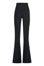 Load image into Gallery viewer, Flared crêpe trousers

