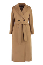 Load image into Gallery viewer, Paride double-breasted wool coat
