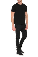 Load image into Gallery viewer, Viscose crew-neck T-shirt
