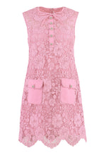 Load image into Gallery viewer, Macramé lace mini dress
