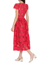 Load image into Gallery viewer, Floral macramé-lace dress
