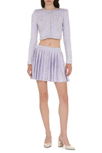 Load image into Gallery viewer, Cropped-length knitted cardigan
