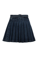 Load image into Gallery viewer, Denim pleated skirt
