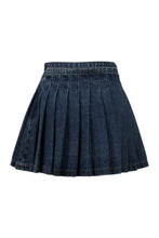 Load image into Gallery viewer, Denim pleated skirt
