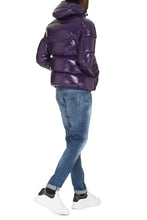 Load image into Gallery viewer, Hooded shiny down jacket
