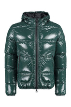 Load image into Gallery viewer, Hooded shiny down jacket
