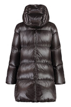 Load image into Gallery viewer, Long hooded down jacket
