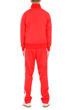 Load image into Gallery viewer, Contrasting stripes full-zip jacket
