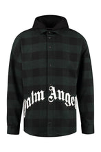 Load image into Gallery viewer, Hooded plaid overshirt
