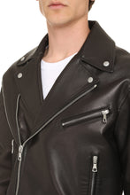 Load image into Gallery viewer, Belted leather jacket
