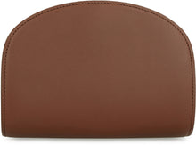 Load image into Gallery viewer, Demi-Lune mini leather crossbody bag
