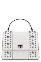 Load image into Gallery viewer, Pyxis crocodile print leather handbag
