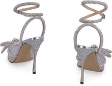Load image into Gallery viewer, Embellished pointy-toe slingback pumps
