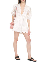 Load image into Gallery viewer, Lace cropped top

