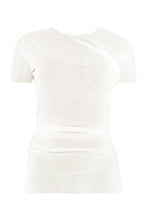 Load image into Gallery viewer, Mesh asymmetric T-shirt
