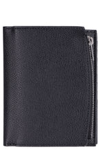 Load image into Gallery viewer, Leather flap-over wallet
