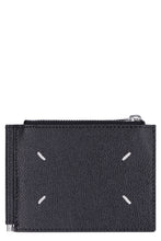 Load image into Gallery viewer, Leather flap-over wallet
