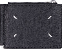 Load image into Gallery viewer, Leather flap-over wallet
