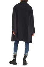 Load image into Gallery viewer, Wool cape coat
